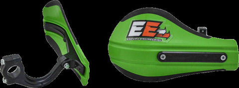 ENDURO ENGINEERING COMPOSITE MNT ROOST DEFLECTORS GREEN W/MOUNTING HARDWARE 53-229