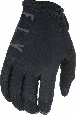 FLY RACING LITE GLOVES BLACK/GREY SZ 10 374-71010