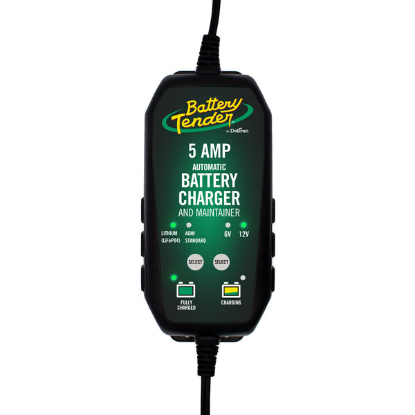 BATTERY TENDER PLUS 5 AMP HE CHARGER 022-0186G-DL-WH