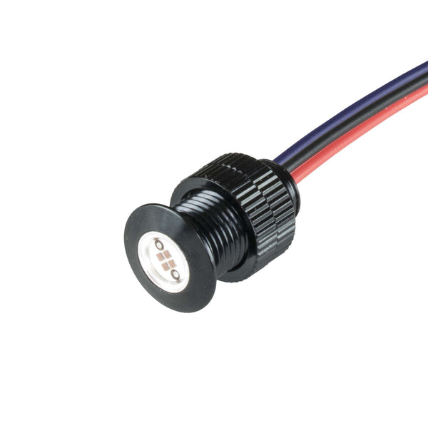 BAGGERNATION LIGHTNING BOLTS WHTE/AMBER LED BLACK BOLTS-DRL-B