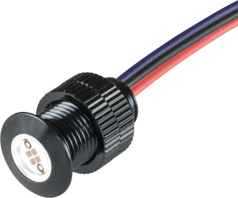 BAGGERNATION LIGHTNING BOLTS RED LED BLACK BOLTS-BRK-B