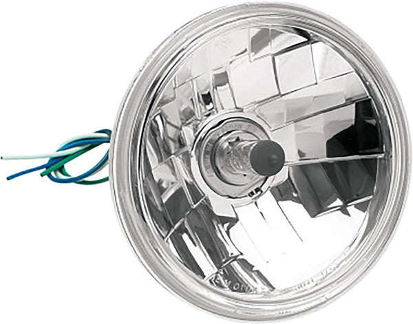 HARDDRIVE HD HEADLIGHT INSERT 5-3/4 H4 CLEAR 38-563