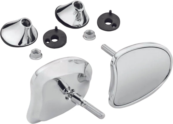 HARDDRIVE TAPERED FAIRING MIRRORS CHROME 270332
