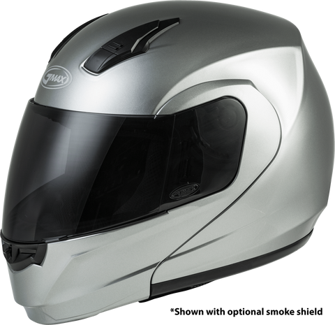 GMAX MD-04 MODULAR HELMET METALLIC SILVER XS G104193