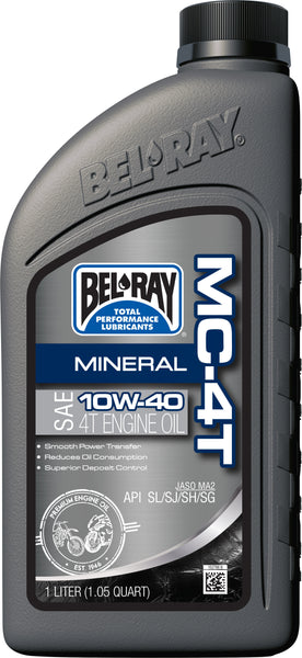 BEL-RAY MC-4T MINERAL 20W-50 1L 12/CASE 99405-BT1LA
