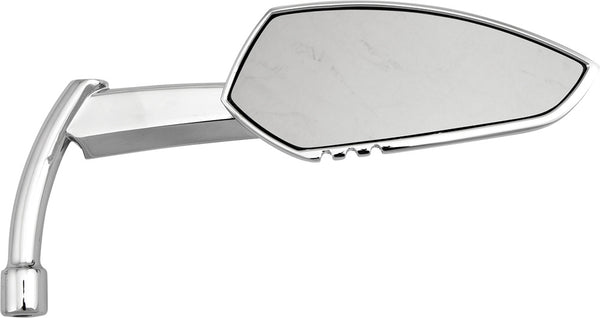 HARDDRIVE APACHE MIRROR W/KNIFE STEM CHROME RIGHT M60-6343CR