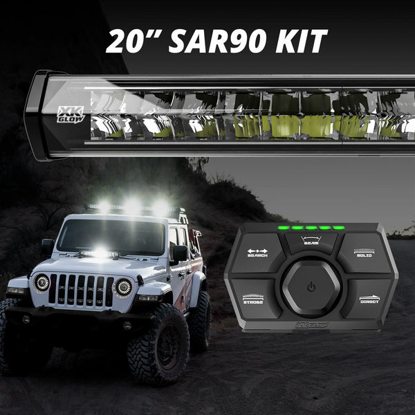 XK GLOW 20  SAR90 LIGHT BAR EMERGENCY SAR LIGHT KIT XK-SAR90-1