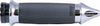 AVON CUSTOM CONTOUR GRIPS SPIKE W/F-B-W THROTTLE CHROME CC-85-CH-SPK-FL