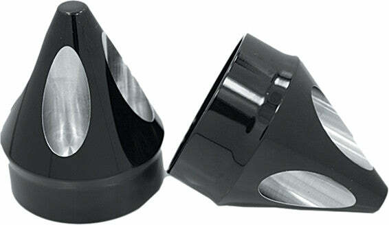 AVON AXLE NUT COVER SPIKE BLACK 1