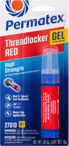 PERMATEX THREADLOCKER RED GEL 10G 27010