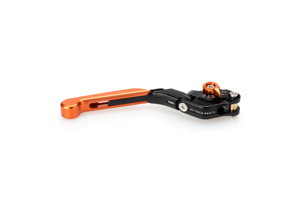 PUIG LEVER BRAKE ORANGE EXTENDABLE/FOLDABLE 14TNT
