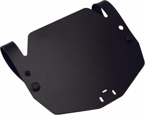 ROX S/M FRONT NUMBER PLATE BLK 1FNP-N/B