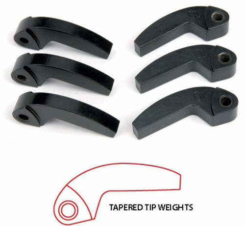 SPEEDWERX HYPERSHIFT TAPERED TIP MACHINED WEIGHTS 3/PK 84.5G X-1