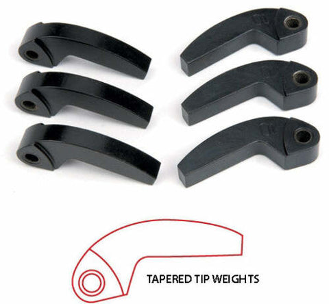 SPEEDWERX HYPERSHIFT TAPERED TIP MACHINED WEIGHTS 3/PK 86.5G Y-1