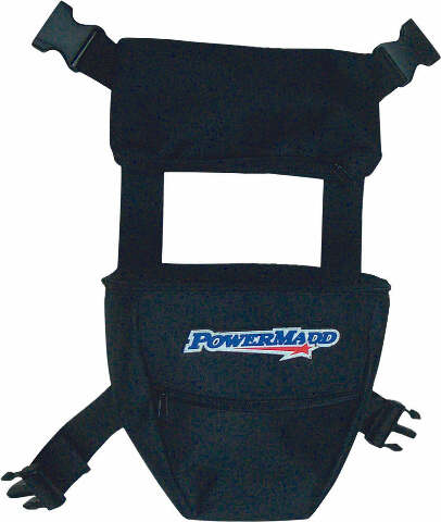 POWERMADD HANDLEBAR POUCH HATSACK DELUXE BLACK 73602