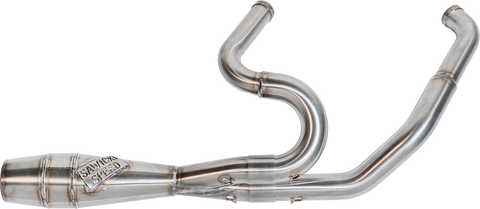 SAWICKI 2IN1 M8 FLT SHORTY CANNON BRUSHED SS 930-01210-B-SE