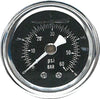 HARDDRIVE OIL PRESSURE GAUGE 60PSI BLACK 169700