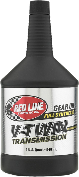 RED LINE V-TWIN TRANSMISSION OIL W/SHOCKPROOF 1QT 42804