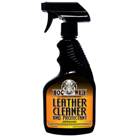 HOG WASH LEATHER CLEANER & PROTECTANT W/UV PROTECTION 16OZ HW0549