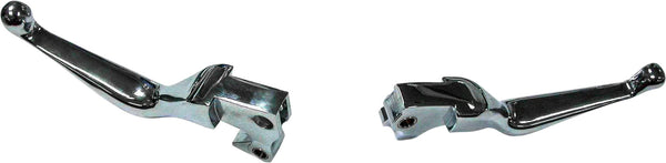 HARDDRIVE SMOOTH LEVER SET CHROME XL 07-13 053501