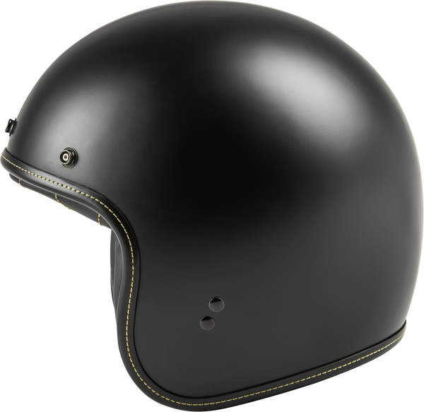 HIGHWAY 21 .38 RETRO HELMET MATTE BLACK XS 77-1201XS