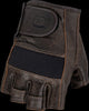 HIGHWAY 21 HALF JAB GLOVES BROWN LG 489-0042L