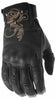 HIGHWAY 21 WOMEN'S BLACK IVY GLOVES BLACK SM #5884 489-0080~2