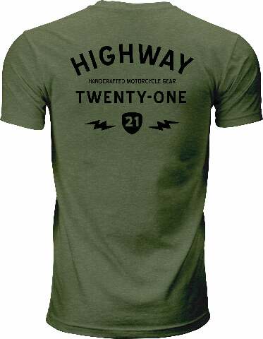 HIGHWAY 21 HALLIWELL TEE GREEN 4X 489-19304X