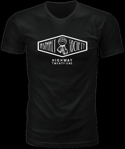 HIGHWAY 21 ASPHALT SOCIETY TEE BLACK 3X 489-19403X