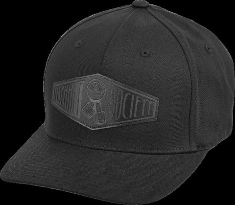 HIGHWAY 21 ASPHALT SOCIETY HAT BLACK/BLACK 489-1950S
