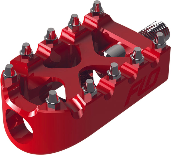 FLO MOTORSPORTS MOTO STYLE SHIFTER PEGS RED FPEG-802R