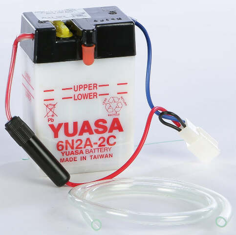 YUASA BATTERY 6N2A-2C CONVENTIONAL YUAM262AC