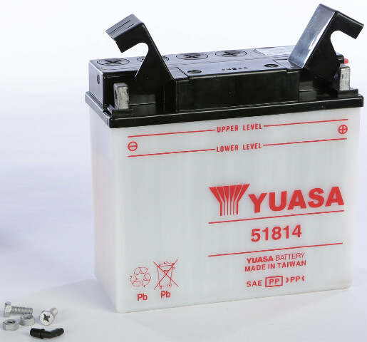 YUASA BATTERY 51814 CONVENTIONAL YUAM2219B