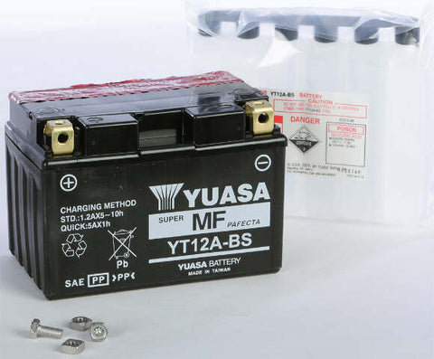 YUASA BATTERY YT12A-BS MAINTENANCE FREE YUAM32ABS