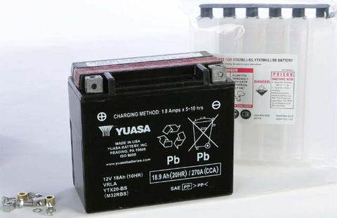 YUASA BATTERY YTX20-BS MAINTENANCE FREE YUAM32RBS