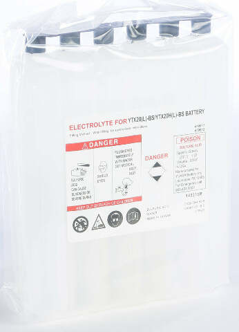 YUASA ELECTROLYTE PACK YTX20L-BS EA/ ACID PACK YTX20(L)BS 479917