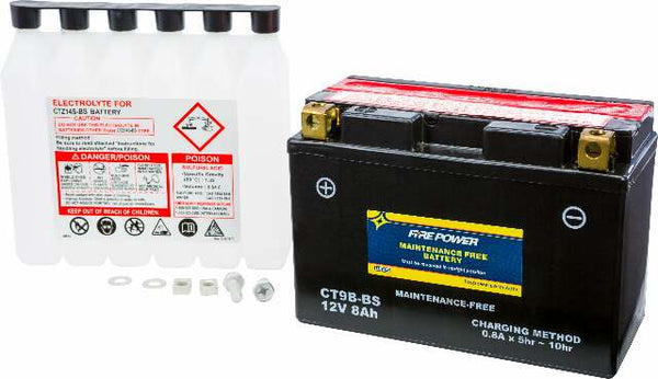 FIRE POWER BATTERY CT9B-BS MAINTENANCE FREE CT9B-BS