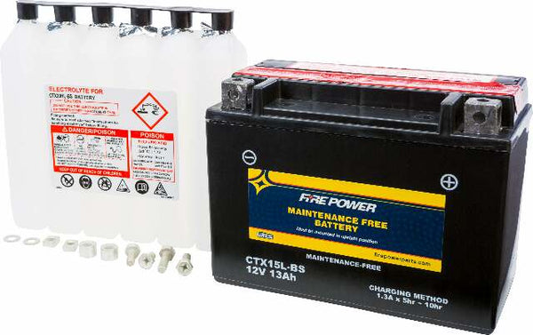 FIRE POWER BATTERY CTX15L-BS MAINTENANCE FREE CTX15L-BS