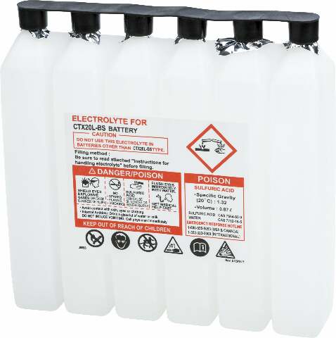 FIRE POWER SEALED BATTERY ELECTROLYTE PACK 870CC 900CC CTX