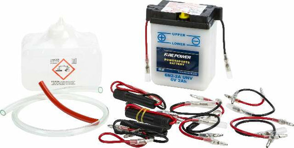 FIRE POWER BATTERY W/ACID 6N2-2A UNV 6V 6N2-2A/UNV