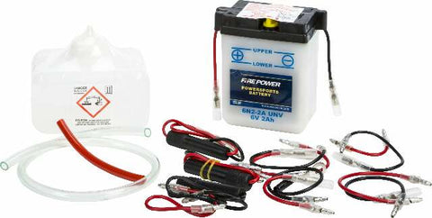 FIRE POWER BATTERY W/ACID 6N2-2A UNV 6V 6N2-2A/UNV