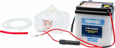 FIRE POWER BATTERY W/ACID 6N5.5-1D 6V 6N5.5-1D