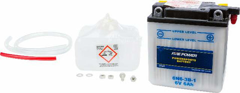 FIRE POWER BATTERY W/ACID 6N6-3B-1 6V 6N6-3B-1