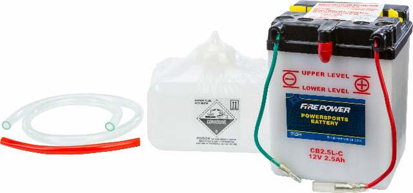 FIRE POWER BATTERY W/ACID CB2.5L-C 12V HEAVY DUTY CB2.5L-C