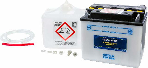 FIRE POWER BATTERY W/ACID CB7C-A 12V HEAVY DUTY CB7C-A