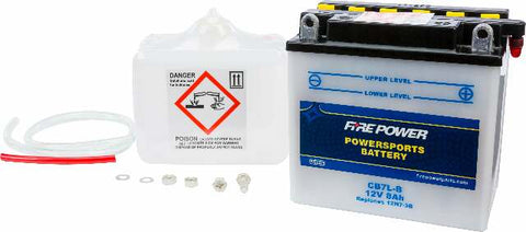 FIRE POWER BATTERY W/ACID CB7L-B 12V HEAVY DUTY CB7L-B
