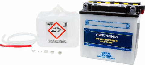 FIRE POWER BATTERY W/ACID CB9-B 12V HEAVY DUTY CB9-B