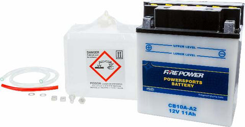 FIRE POWER BATTERY W/ACID CB10A-A2 12V HEAVY DUTY CB10A-A2