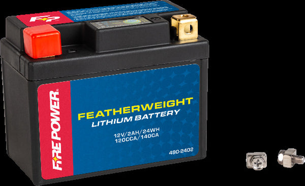 FIRE POWER FEATHERWEIGHT LITHIUM BATTERY 120 CCA 12V/24WH LFP03-B