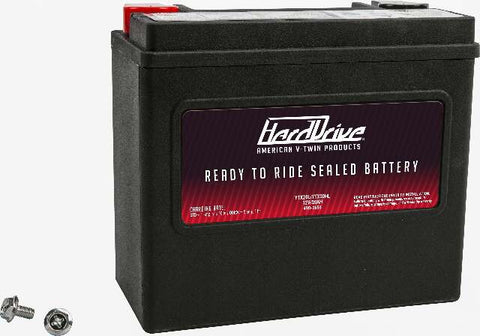 HARDDRIVE BATTERY YTX20L/YTX20HL 320CCA FACTORY ACTIVATED SEALED AGM HVT20L